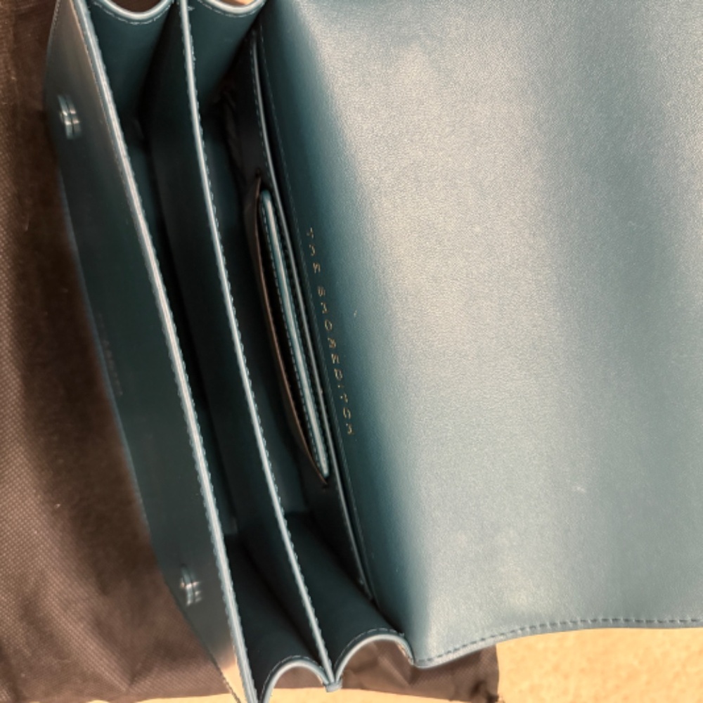 Kurt Geiger London Shoreditch Crossbody Bag Teal - Picture 9 of 10